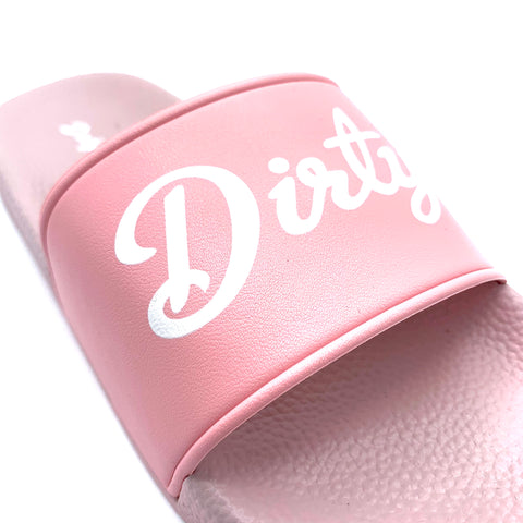 Script logo Slides - Dirtygearclothingapparel