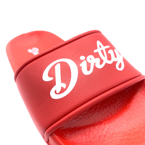 Script logo Kid slides - Dirtygearclothingapparel